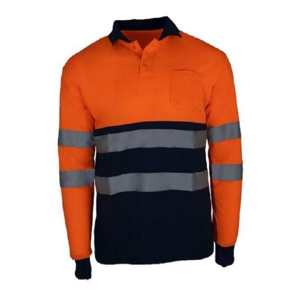 POLO A.V. M/L SUNNY PLUS  NAR/MAR T-3XL.