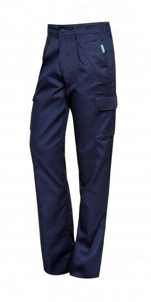 PANTALON CINT. ELAST. 100%  ALGODON MARINO T 40-42