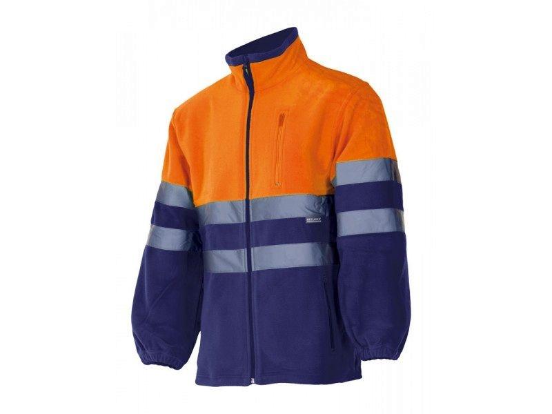 CHAQUETA POLAR A/V BICOLOR  NAR/MARINO T-3XL