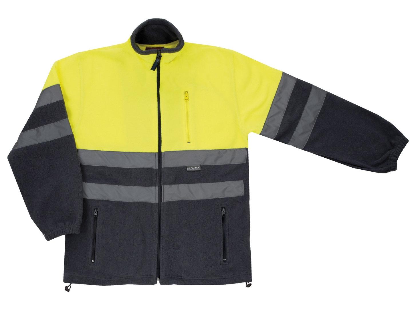 CHAQUETA POLAR A/V BICOLOR  AMA/MAR T-L.
