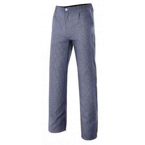 PANTALÓN COCINERO CUADROS  MARINO T-42  M