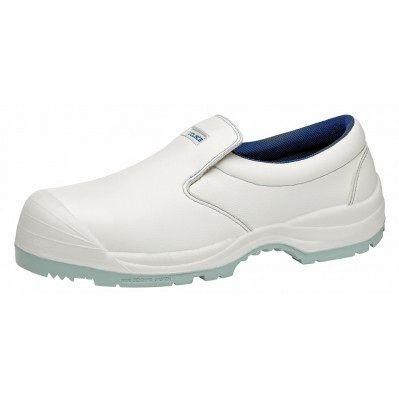 ZAPATO ALISO BLANCO PUNTERA  NO METALICA S1T-43.