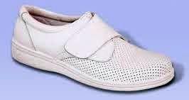 ZAPATO VELCRO  (MOD 2000)  BLANCO T-36.