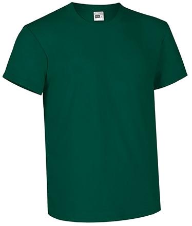 CAMISETA VERDE BOTELLA  M.C. PRELAVADA 150 GRS. T-L