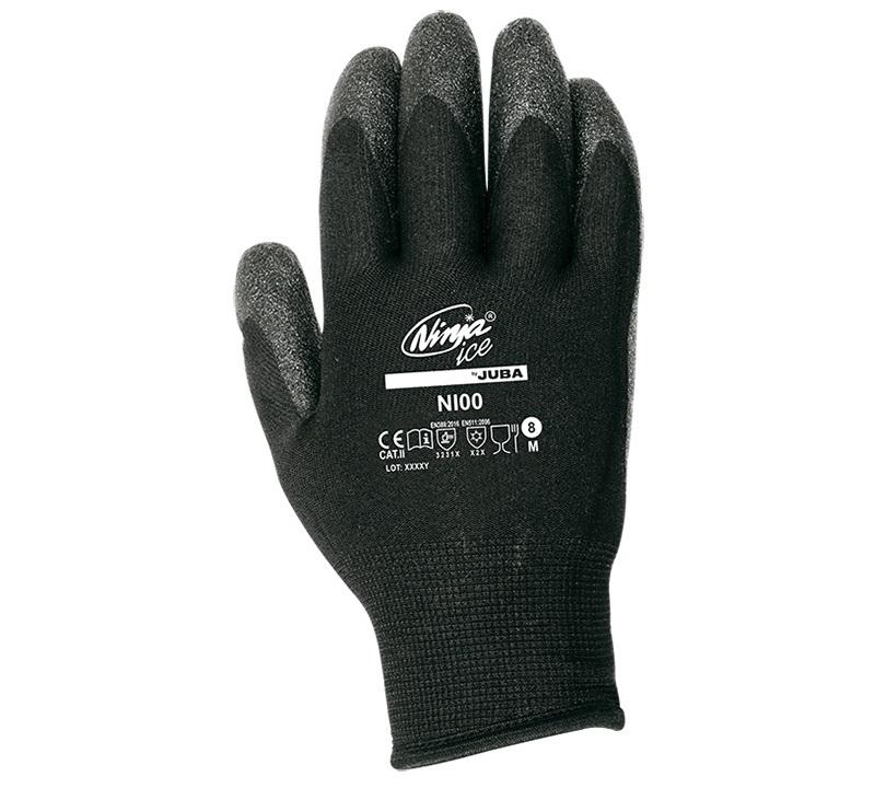GUANTE NINJA ICE PALMA PVC  T-10.