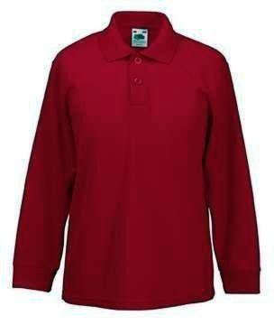 POLO FRUIT M. LARGA ROJO T-L.