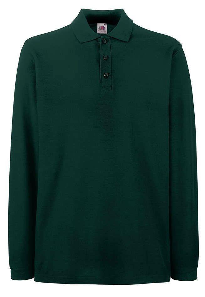 POLO FRUIT M. LARGA VERDE  BOTELLA T-L.