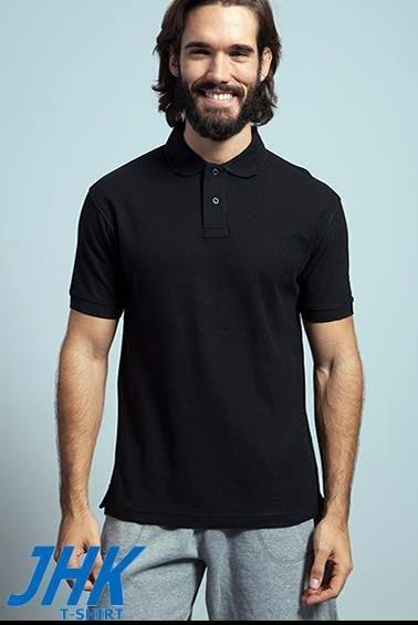 POLO NEGRO M.C. PRELAVADO T-M.