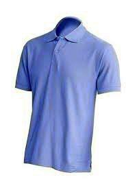 POLO CELESTE M.C. PRELAVADO  200 GRS. T-XL.
