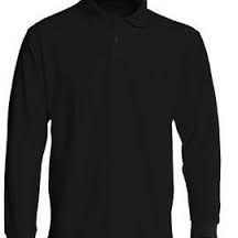 POLO NEGRO M. L. 220 GRS.  T-XL.