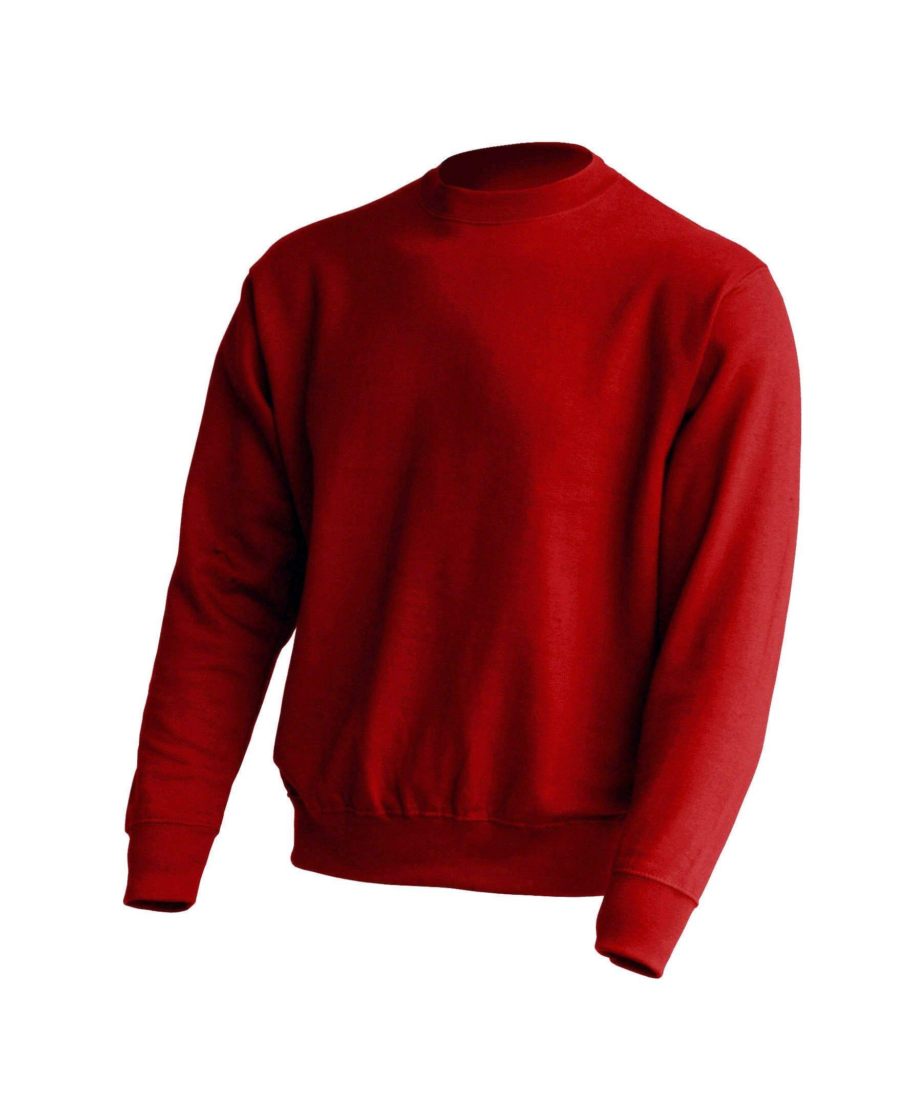 SUDADERA ROJA 295 GRS.  T-L.