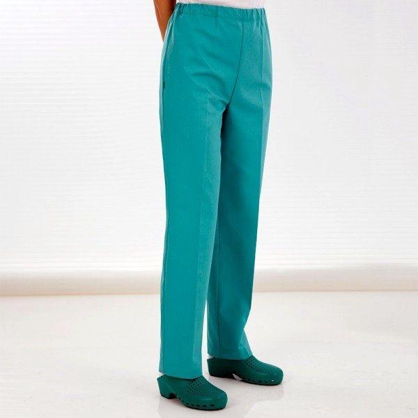 PANTALON PIJAMA S/CREMALLERA  VERDE AZULADO T-L